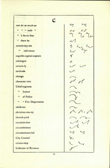 Stenographic Abbreviations