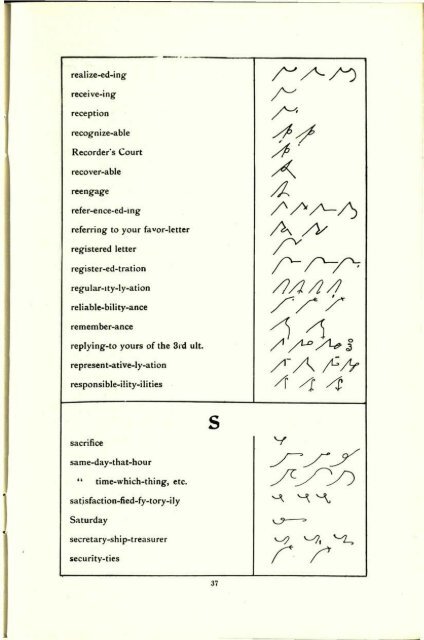 Stenographic Abbreviations