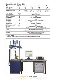 walter+bai ag Testing Machines