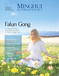 Falun Gong - Ein Weg für Körper und Geist, der aktuell in China verfolgt wird