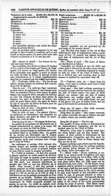 Gazette officielle de Québec Quebec Official Gazette