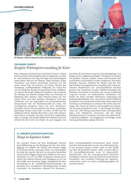 Schiffbau in Deutschland Ã¢ÂÂ Werften im Wandel - GL Group