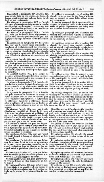 Quebec Official Gazette