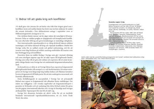 Fyra saker du inte vill veta om svensk vapenexport