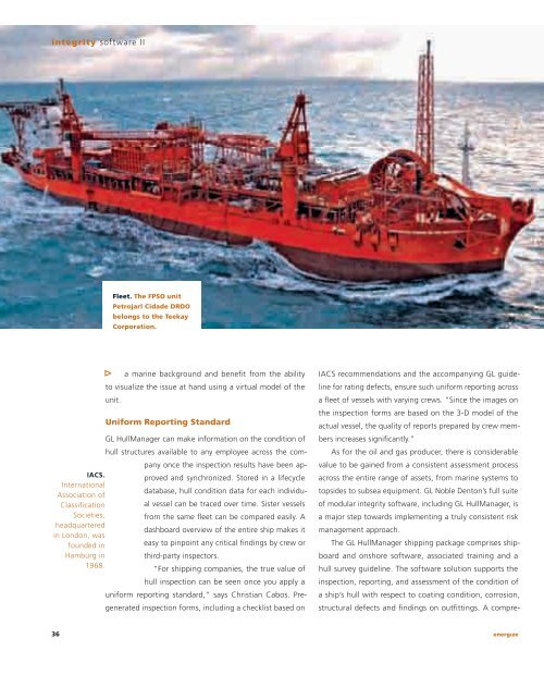 energize oil & gas 01/2011 - GL Group