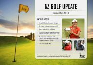 NZ Golf Update