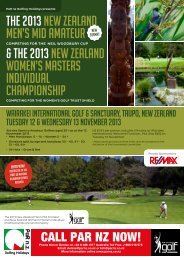 the Entry Form for the NZ Mid Amateur and NZ ... - New Zealand Golf