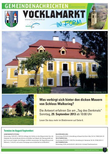 Was verbirgt sich hinter den dicken Mauern von Schloss Walkering? werden