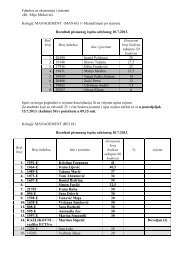 rez.ispita 10.7.2013 - Fakultet ekonomije i turizma 