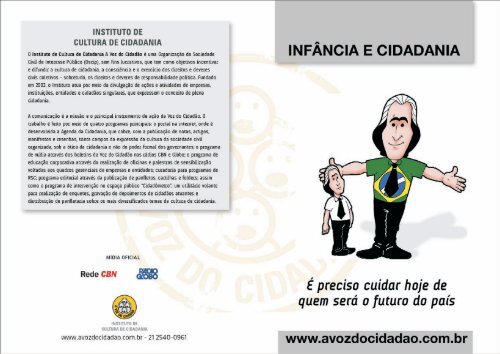 panfleto VC cidadania e infancia_sem_logo.cdr - A Voz do CidadÃ£o