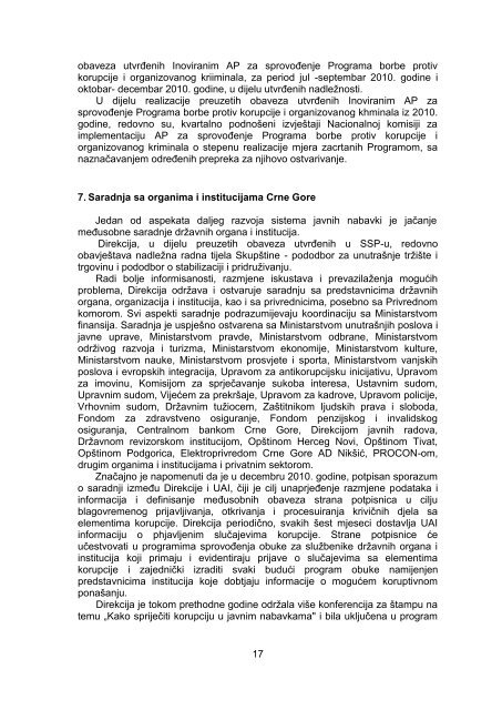 Strategije razvoja sistema javnih nabavki u Crnoj Gori za period 2011-2015