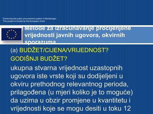 da li su potrebna najmanje 3 uÄesnika za okvirni sporazum