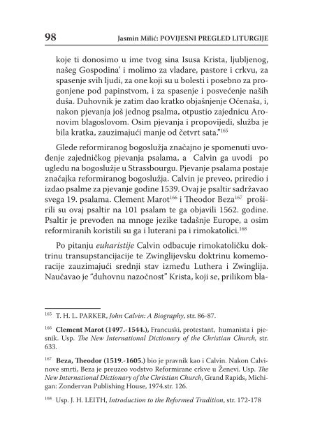 POVIJESNI PREGLED LITURGIJE