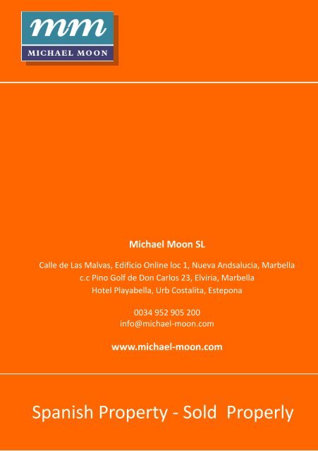 Michael Moon e-brochure