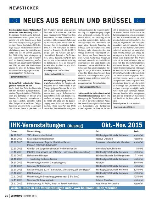 Technologietransfer| w.news 10.2015