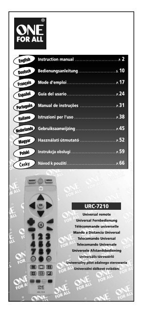 urc_7210_full_manual_and_warranty