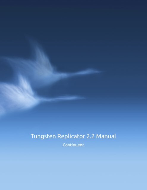 Tungsten Replicator 2.2 Manual