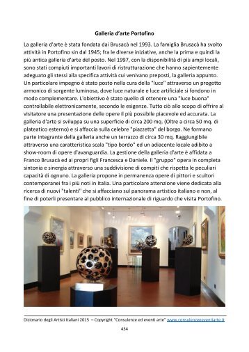 Dizionario degli Artisti Italiani 2015 (terzo capitolo)