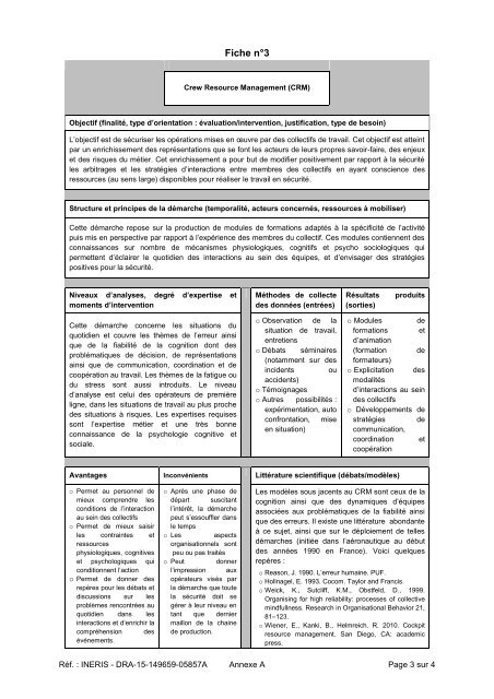 Guide d’ingénierie des facteurs organisationnels et humains (FOH)