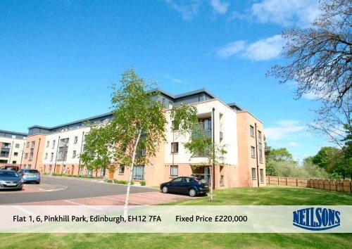 Flat 1 6 Pinkhill Park Edinburgh EH12 7FA Fixed Price £220,000