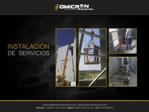 Presentación Ejecutiva OMICRON INDUSTRIAL ACTUALIZADA