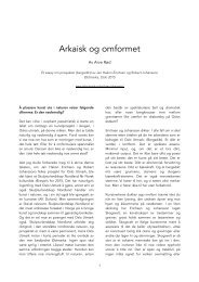 Arkaisk og omformet