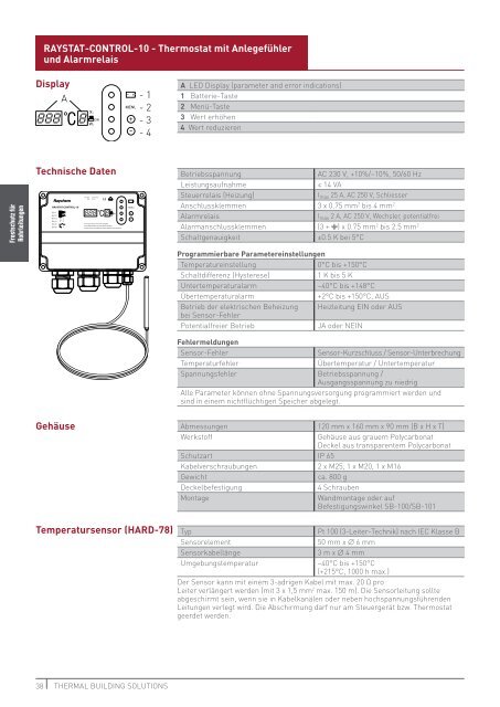 TECHNISCHES HANDBUCH