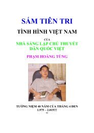 SẤM TIÊN TRI  TÌNH HÌNH VIỆT NAM