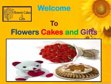 Online Florist And Cake Delivery Service|Flowers Cakes and Gifts