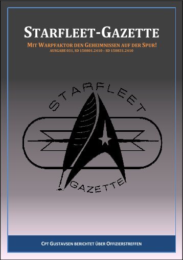 Starfleet-Gazette, Ausgabe 031 (August 2015)