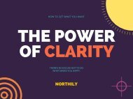 THE POWER OF CLARITY