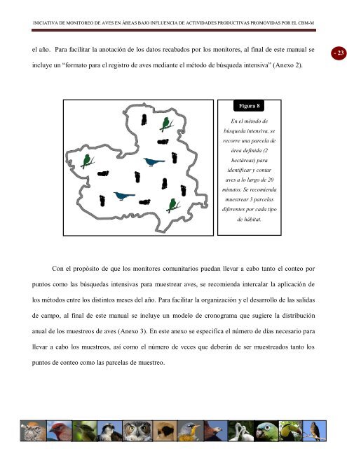 MANUAL PARA MONITORES COMUNITARIOS DE AVES