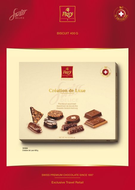 Exclusive Travel Retail BISCUIT 400 G - bonardo.ch