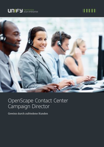OpenScape Contact Center Campaign Director