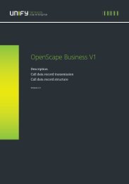 OpenScape Business V1