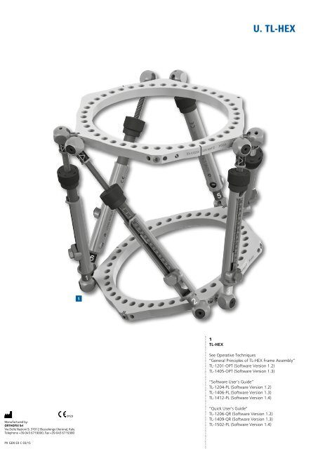 TL-HEX TrueLok Hexapod System - Orthofix