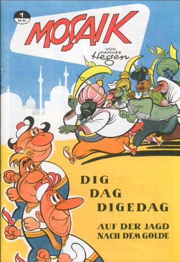 Mosaik - Digedags - 001 (1955-12) - Auf der Jagd nach dem Golde