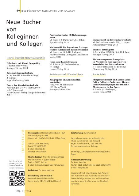 Die Neue Hochschule Heft 2-2014