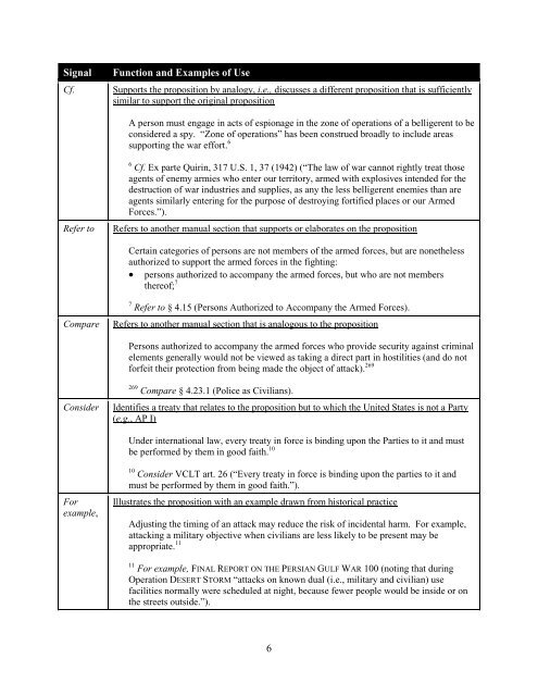 DEPARTMENTOFDEFENSE LAW OFWARMANUAL JUNE2015