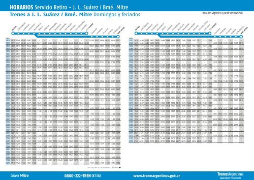 Horarios-Retiro-Jose-Leon-Suarez-Bartolome-Mitre