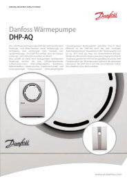 Danfoss Wärmepumpe DHP-AQ