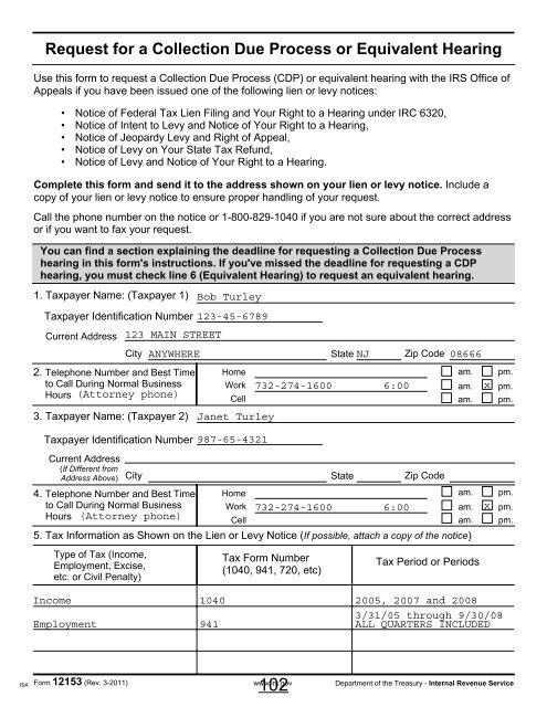 Tax Seminar #3 – December 3 2012