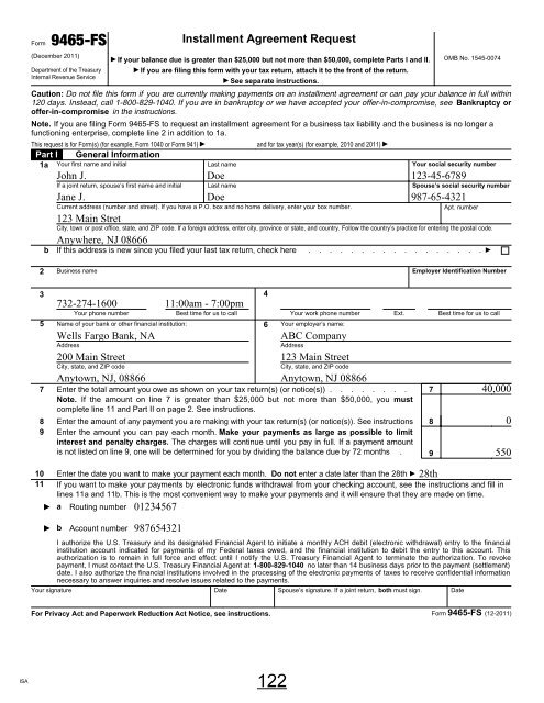 Tax Seminar #3 – December 3 2012