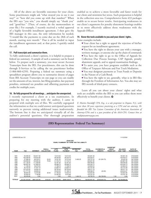 Tax Seminar #3 – December 3 2012