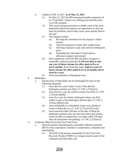 Tax Seminar #3 – December 3 2012