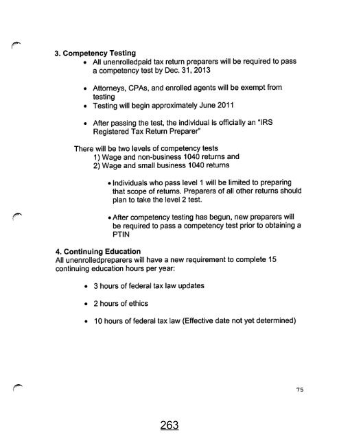 Tax Seminar #3 – December 3 2012