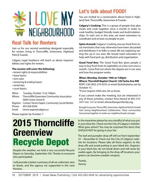 THoRNcliffe greenview