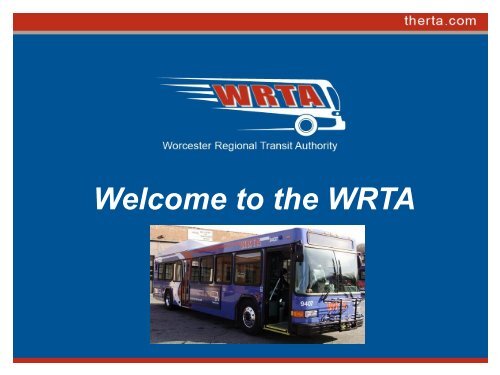 Welcome to the WRTA