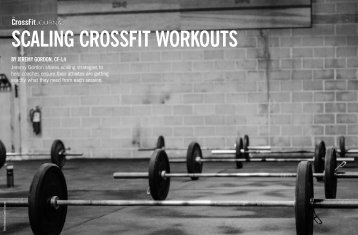 SCALING CROSSFIT WORKOUTS