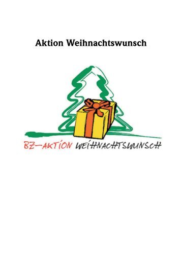 Aktion Weihnachtswunsch PDF